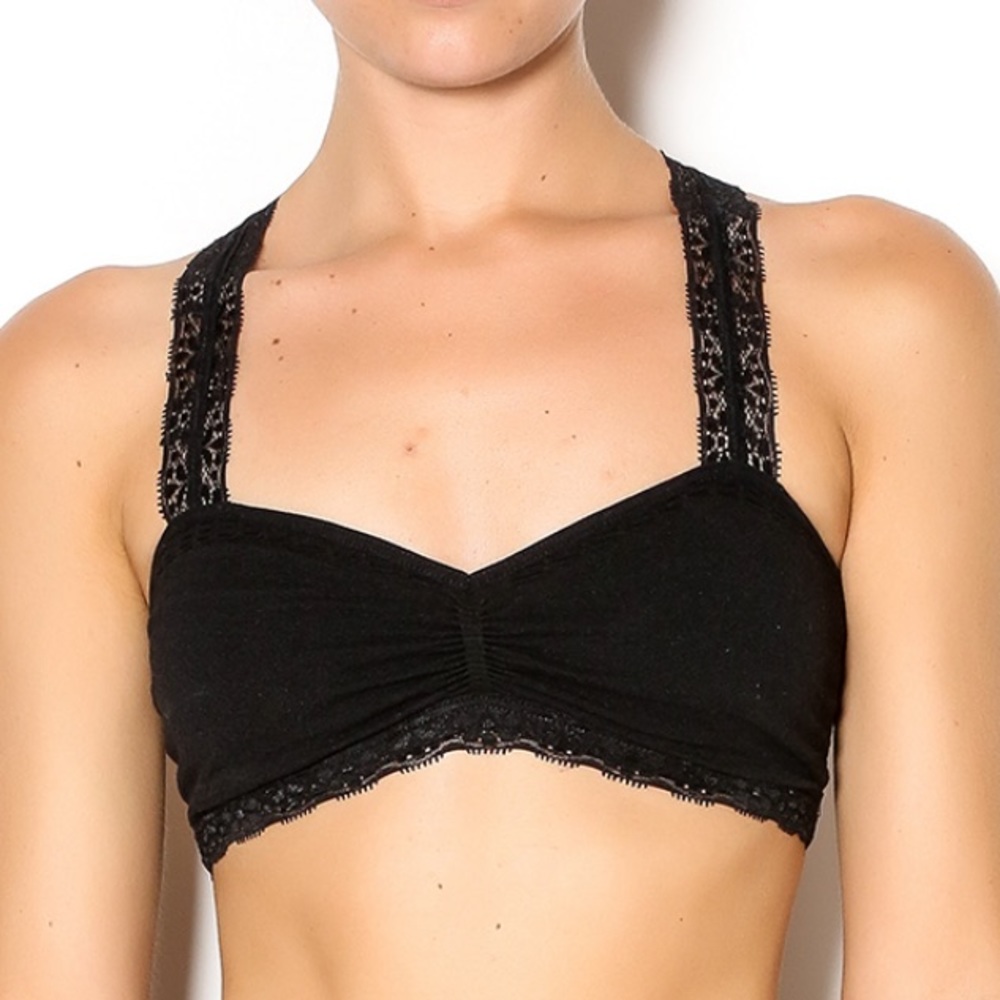 Free People Lace Back Bralette (XS)